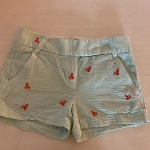 J. crew size 00 women’s shorts with lobster
